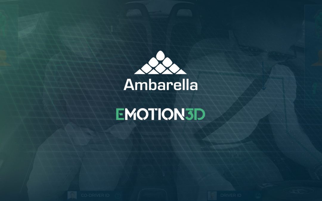 emotion3D and Ambarella collaborate on AI-based edge camera systems for driver and occupant monitoring