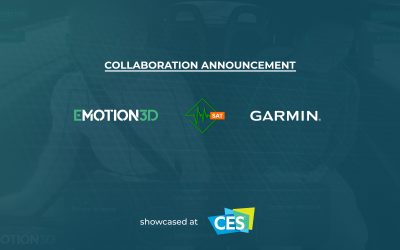 SAT and emotion3D showcase next-level sensor fusion driver monitoring system at CES 2023 and collaborate with Garmin